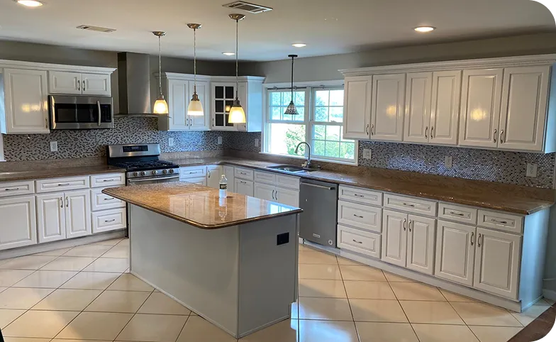 Countertop reglazing giving kitchen counters a new finish