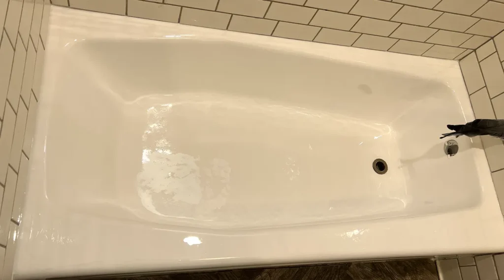 Bathtub reglazing service restoring old tubs to like-new shine